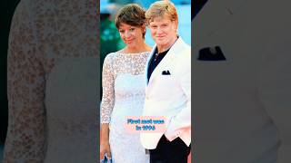 Great actor Robert Redford and his wife Sibylle Szaggars#love #viral