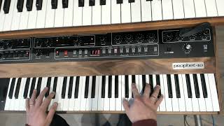 Prophet 10 - Keyboard Split Experiment