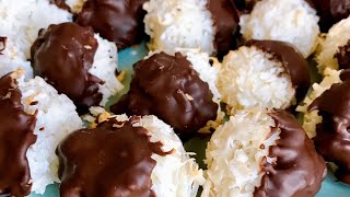 RECIPE: Passover chocolate-dipped coconut macaroons