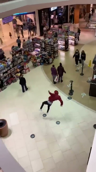 doing ninja flips in public mall #shorts