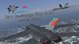 Ace Combat Zero PS2 - Tutorial on how to change Pixy and PJ plane model