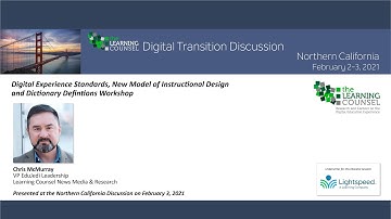 Digital Experience Standards, New Model of Instructional Design - N Calif Spring 2021