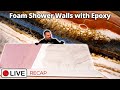 How to Make Foam Shower Walls with Epoxy | Live RECAP @ProjectVanLife Summit