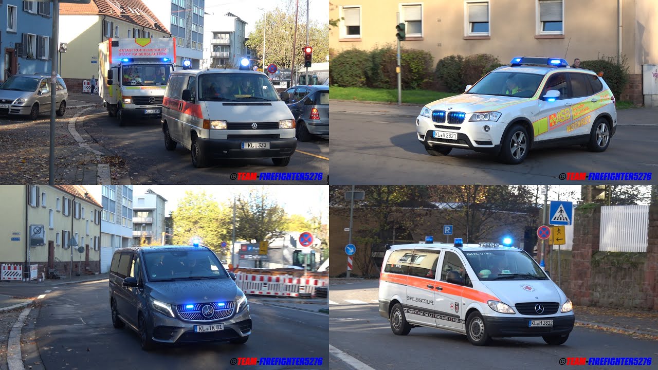 [Feuer in einer Schule - Massenanfall von Verletzten] Katastrophenschutzübung in Kaiserslautern