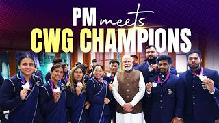 LIVE: PM Modi interacts with India's CWG champions screenshot 3