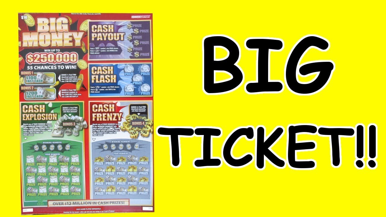 THIS IS ONE BIG TICKET!! 10 "BIG MONEY" LOTTERY TICKET SCRATCH OFF