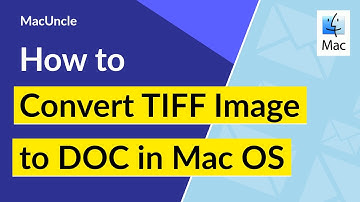How to Convert TIFF to DOC in Mac Operating System ?