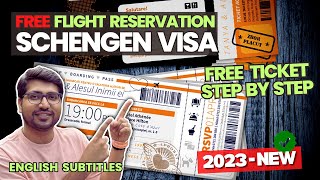 Free Flight Reservation for Schengen Visa Application⚡Dummy Ticket Booking Online Free for Visa screenshot 2