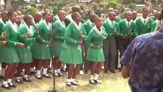 The Dloko High School Choir recording their promo video in Umlazi Township