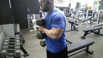 Dumbbell Alternating Cross Body Hammer Curls into Alternating Regular Hammer Curls