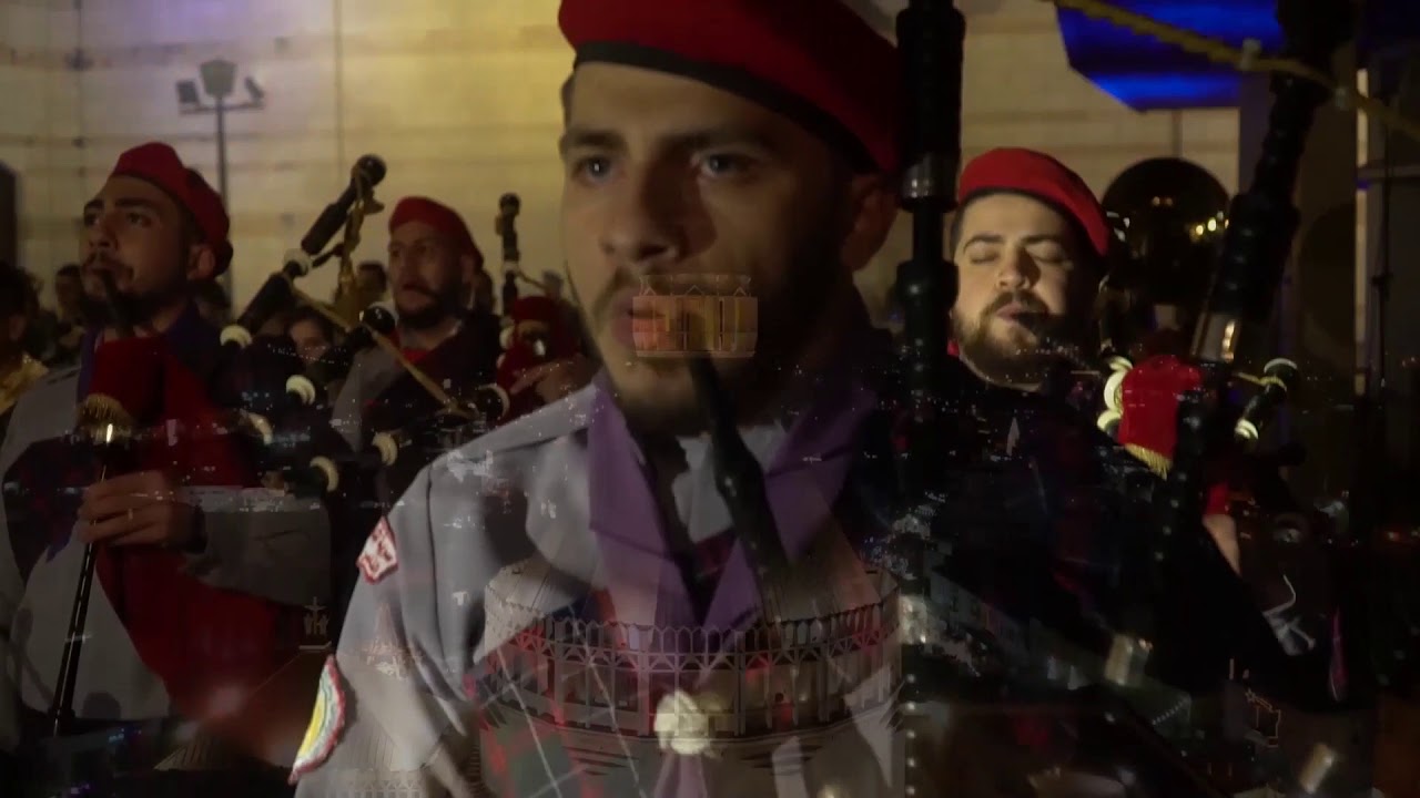 السرايا الكشفيه النصراويه تحتفل  بعيد الميلاد 2020 Christmas Scout Orchestra from Nazareth