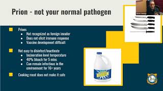 Wild Sheep Webinar Series - Chronic Wasting Disease, Epidemiology and Transmission