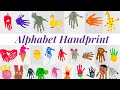Alphabet Handprint - Part 2🔠| K to R alphabet handprint art 🔡 #alphabet #alphabetlearning