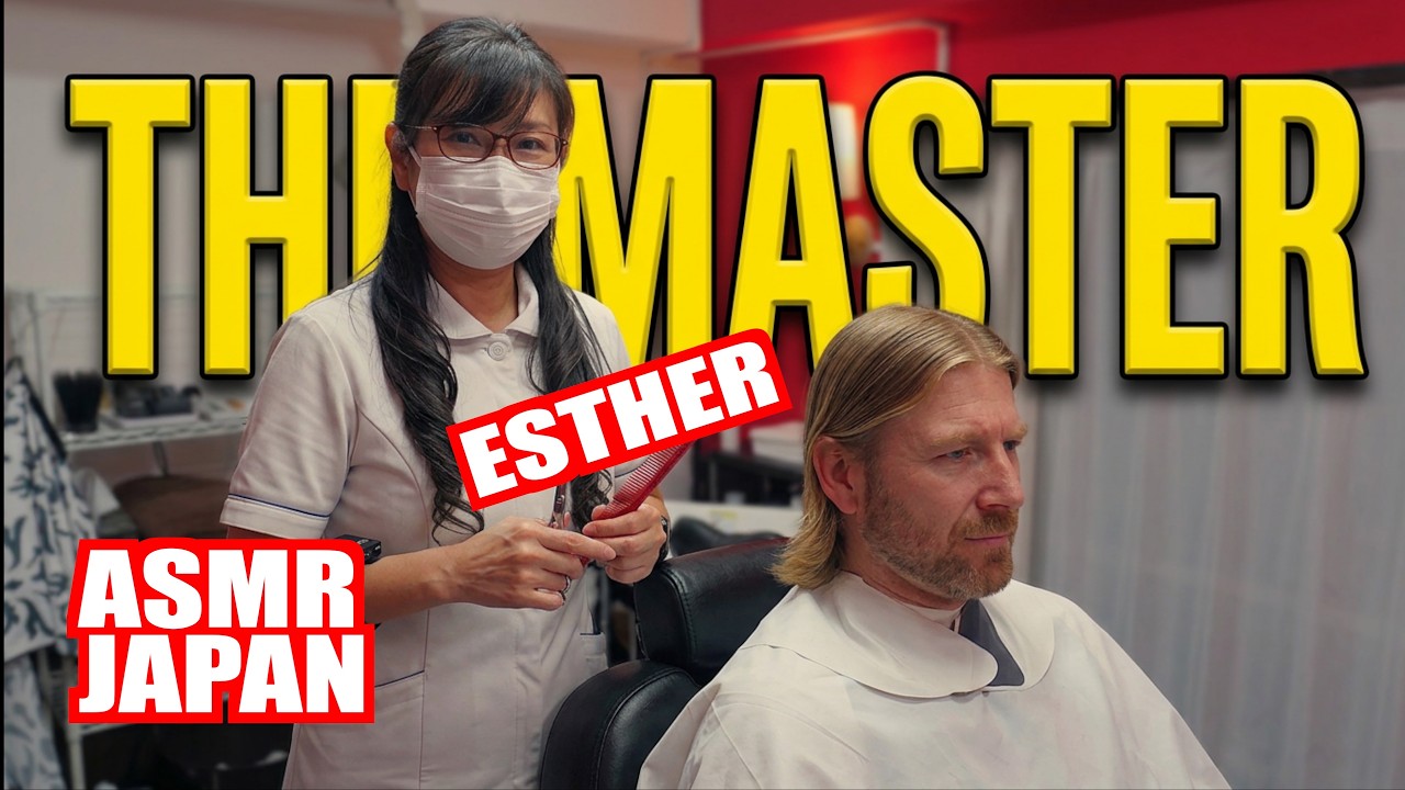 💈✂️🇯🇵 Female ASMR Barber - THE BAR BER ESTHER Cuts Ron