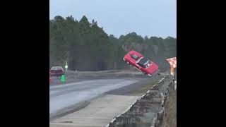 C3 CORVETTE BLOWS UP AT THE DRAG STRIP