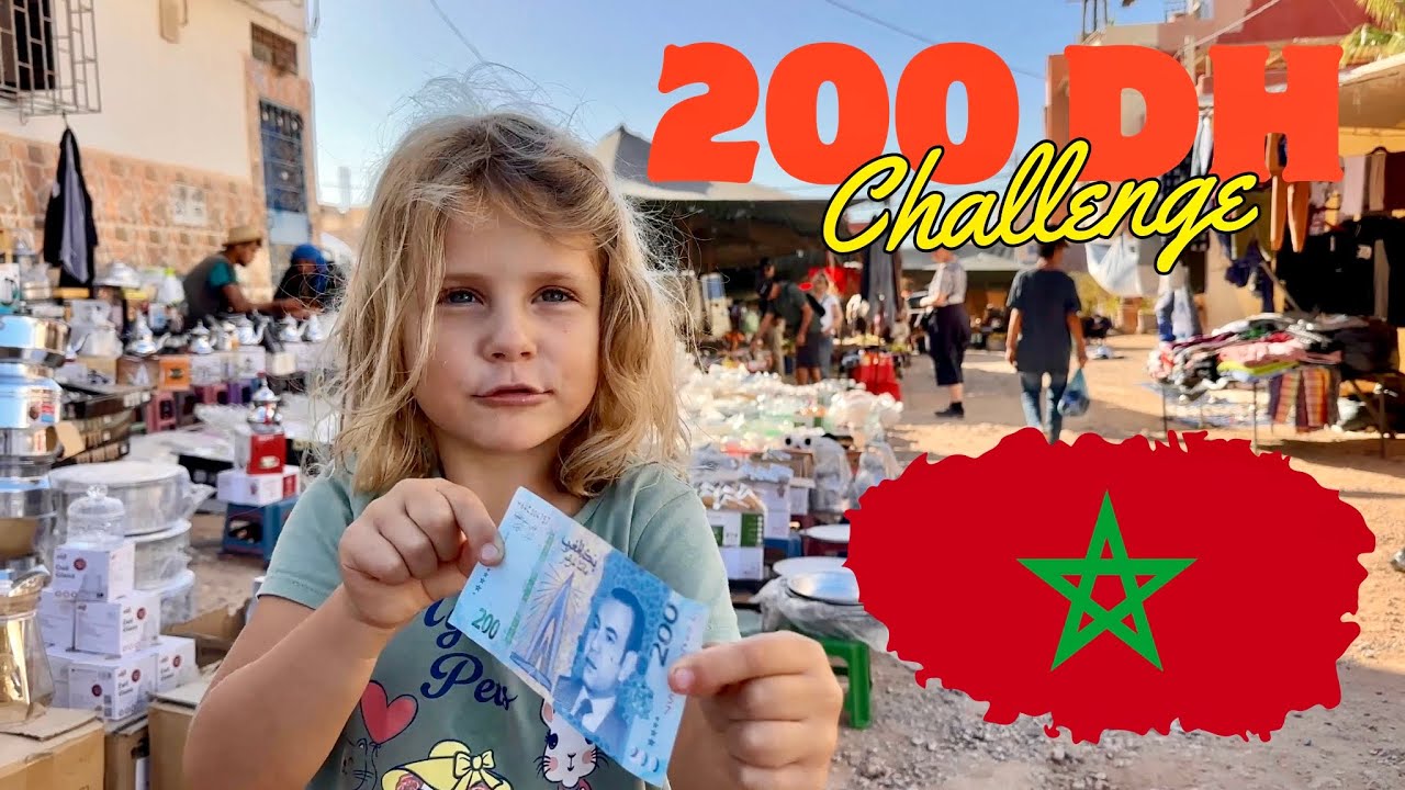 Our 200 Dh Souk Challenge Got Out of Hand… 😅 Shopping the Weekly Market in Morocco