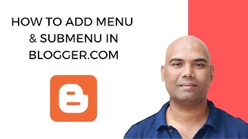 How To Add Submenu In Blogger.com 2022 | CM Manjunath