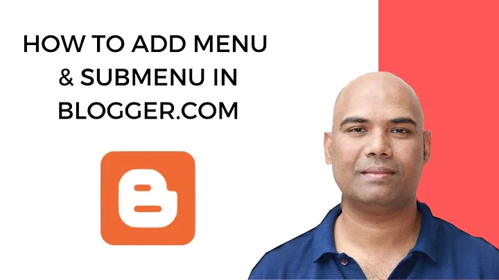 How To Add Submenu In Blogger.com 2021 | CM Manjunath