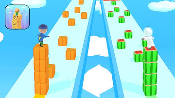 Satisfying Mobile Game Cube Surfer All Levels Big Update Max Skills Top Free Gameplay Walkthrough