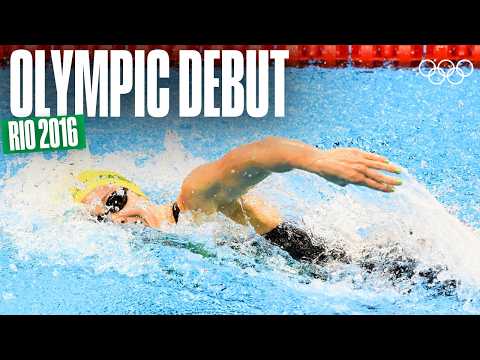 Most Decorated Australian Olympian! Emma McKeon's First-Ever Olympic Swim 🇦🇺🏊‍♀️ | Olympic Debuts