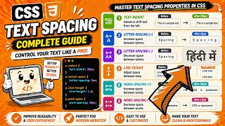 CSS Text Spacing | Text Indent, Letter Spacing, Word Spacing, Line Height | IT WALA | HINDI-हिंदी