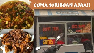 SOTO AYAM & KUPAT TAHU SUPER RECOMMENDED DI KARAWANG‼️RASA ENAK HARGA HEMAT