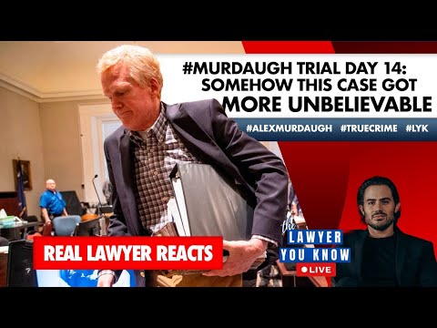 LIVE! Real Lawyer Reacts: #Murdaugh Trial Day 14: Somehow This Case Got Even More Unbelievable thumbnail