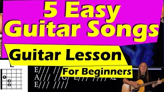 5 Easy Guitar Songs For Beginners