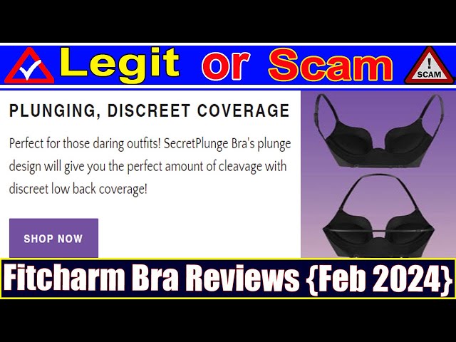 Fitcharm Bra Reviews (Feb 2024) Watch the Video & Know Scam or