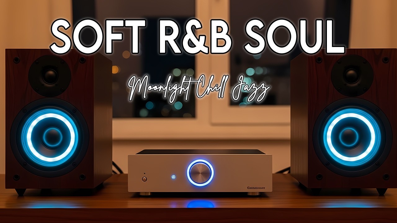 Moonlight Chill Jazz 🎧 Soft R&B Soul for Relaxed Focus & Night Serenity