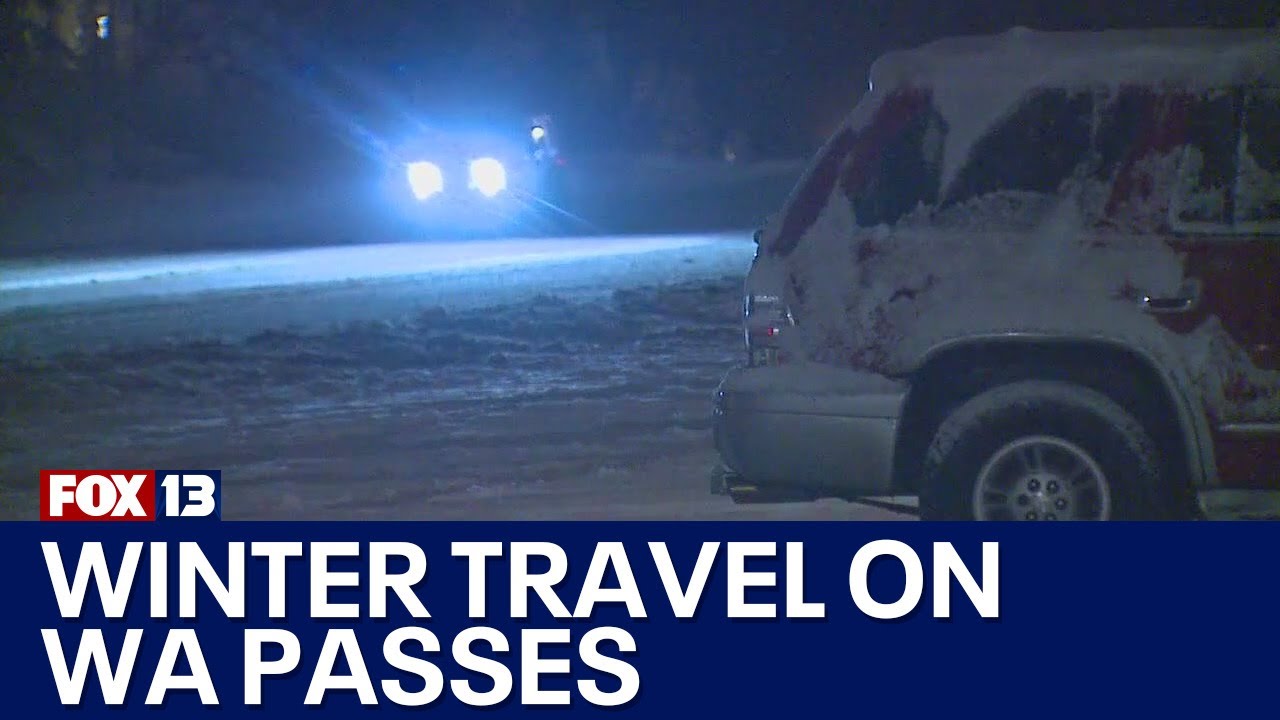 Preparing for winter travel on WA passes | FOX 13 Seattle - YouTube
