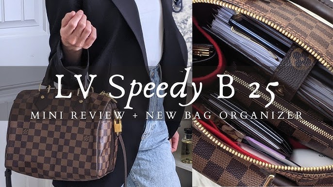 WHAT'S IN MY BAG, REVIEW OF LOUIS VUITTON SPEEDY B 25