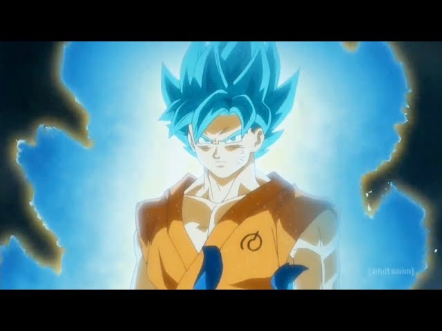 GOKU TURNS SUPER SAIYAN BLUE FOR THE FIRST TIME