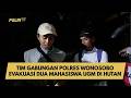 TIM GABUNGAN POLRES WONOSOBO EVAKUASI DUA MAHASISWA UGM DI HUTAN