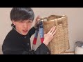 バレンタインに背負子で学校へ行ってみた。