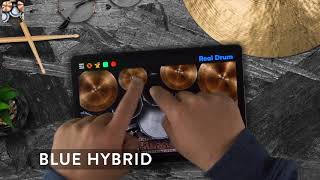 Real Drum: Kit Hybrid Blue screenshot 3