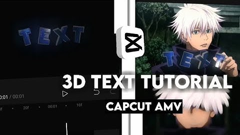 3D text  like Xenoz  Tutorial On Mobile (Panzoid & Capcut ) Thanks for 4k 💫