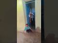 Baby runs into wall learning to walk