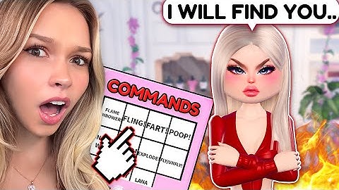 Trolling my BIGGEST HATER with *ADMIN* IN Dress to Impress