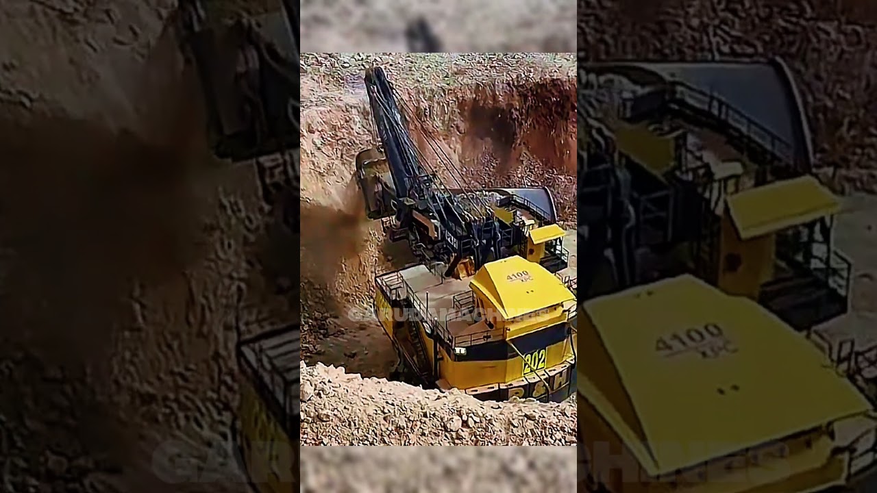Massive Rope Shovel Loading a Giant Haul Truck - Raw Power in Action!