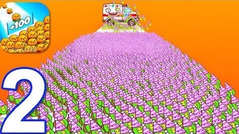 Food Run - Gameplay Walkthrough Part 1 Level Up Fruits Rush Merge (iOS, Android#games 