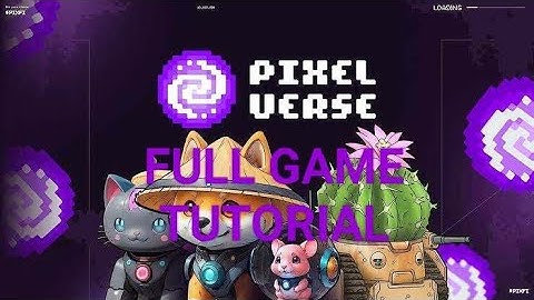 PIXELTAP BY PIXELVERSE | TAP TO EARN MINI GAME GUIDE AND TIPS