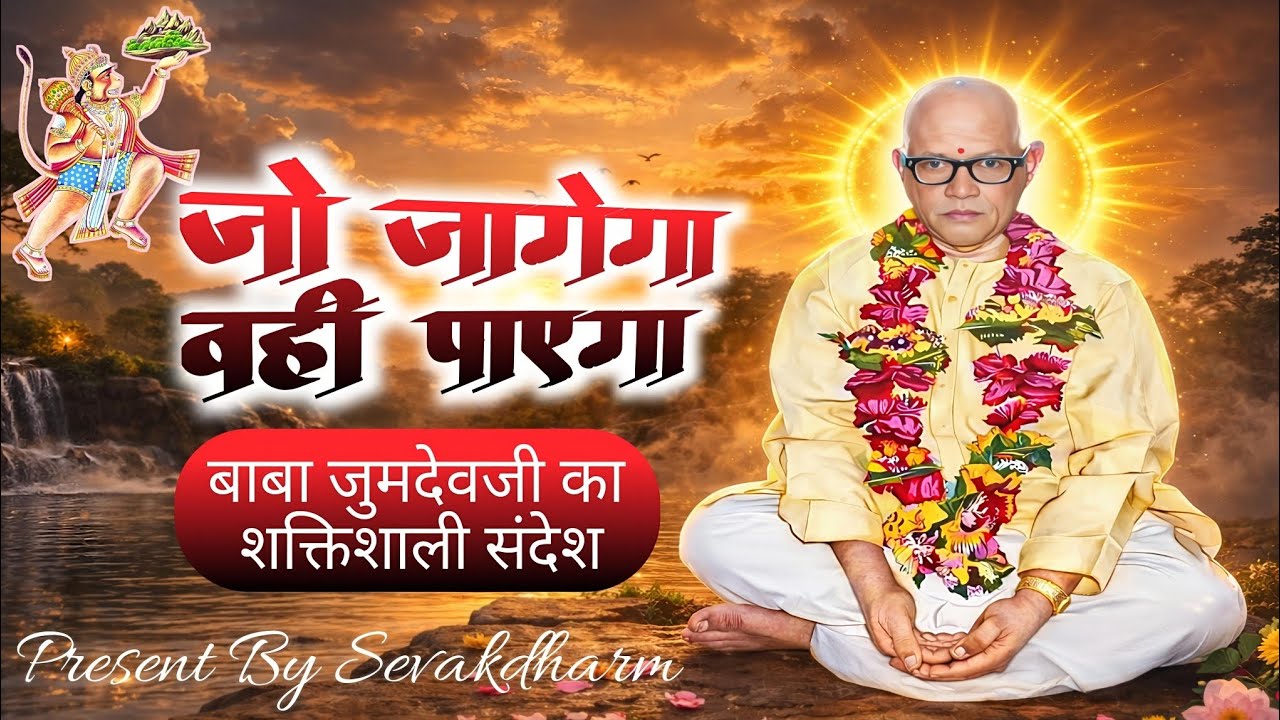 जो जागेगा वहीं पाएगा 🙏 परमात्मा एक 🙏 बाबा जुमदेवजी 