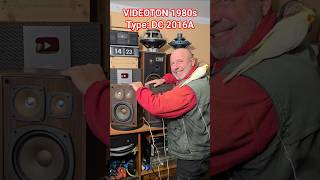 80s VIDEOTON DC 2016A Speakers: Retro Rumble!