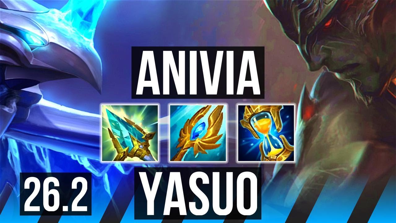 ANIVIA vs YASUO (MID) | EUW Master | 26.2