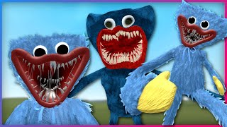 One Huggy Wuggy Is Scary BUT THREE | Garrys Mod