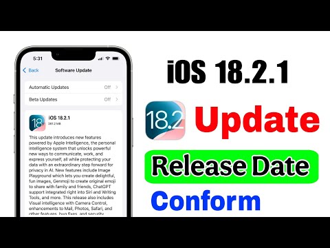 iOS 18.2.1 New