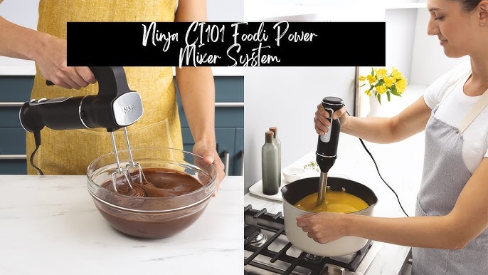 Ninja Foodi Power Mixer System Blender and Hand Mixer with Dough Hooks -  20588277