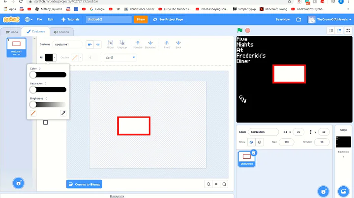 How to Make a FNAF Fan Game on Scratch, Ep 1.