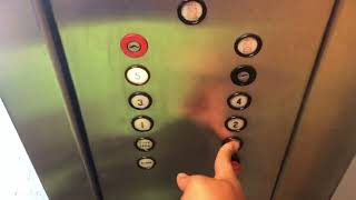 Crappy Dover Classic Hydraulic Elevator @ Embassy Suites Parking Garage, Austin TX